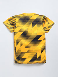 HRX by Hrithik Roshan Boys Geometric Printed T-shirt