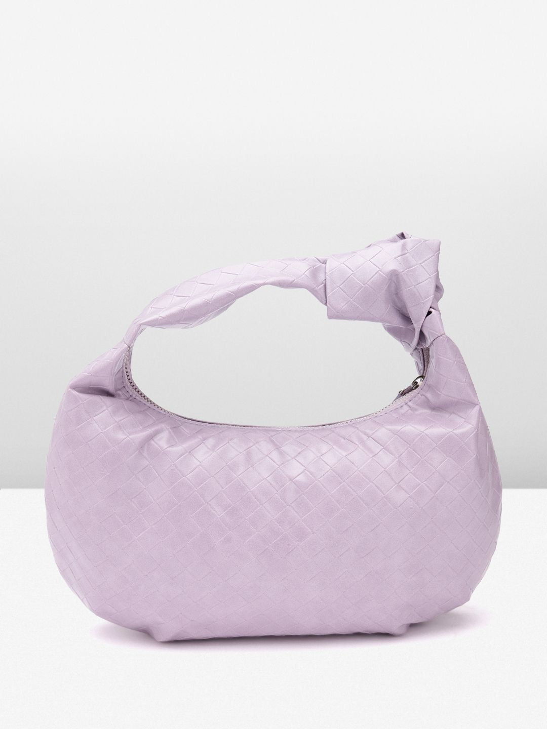 Berrylush Textured Half Moon Handheld Bag