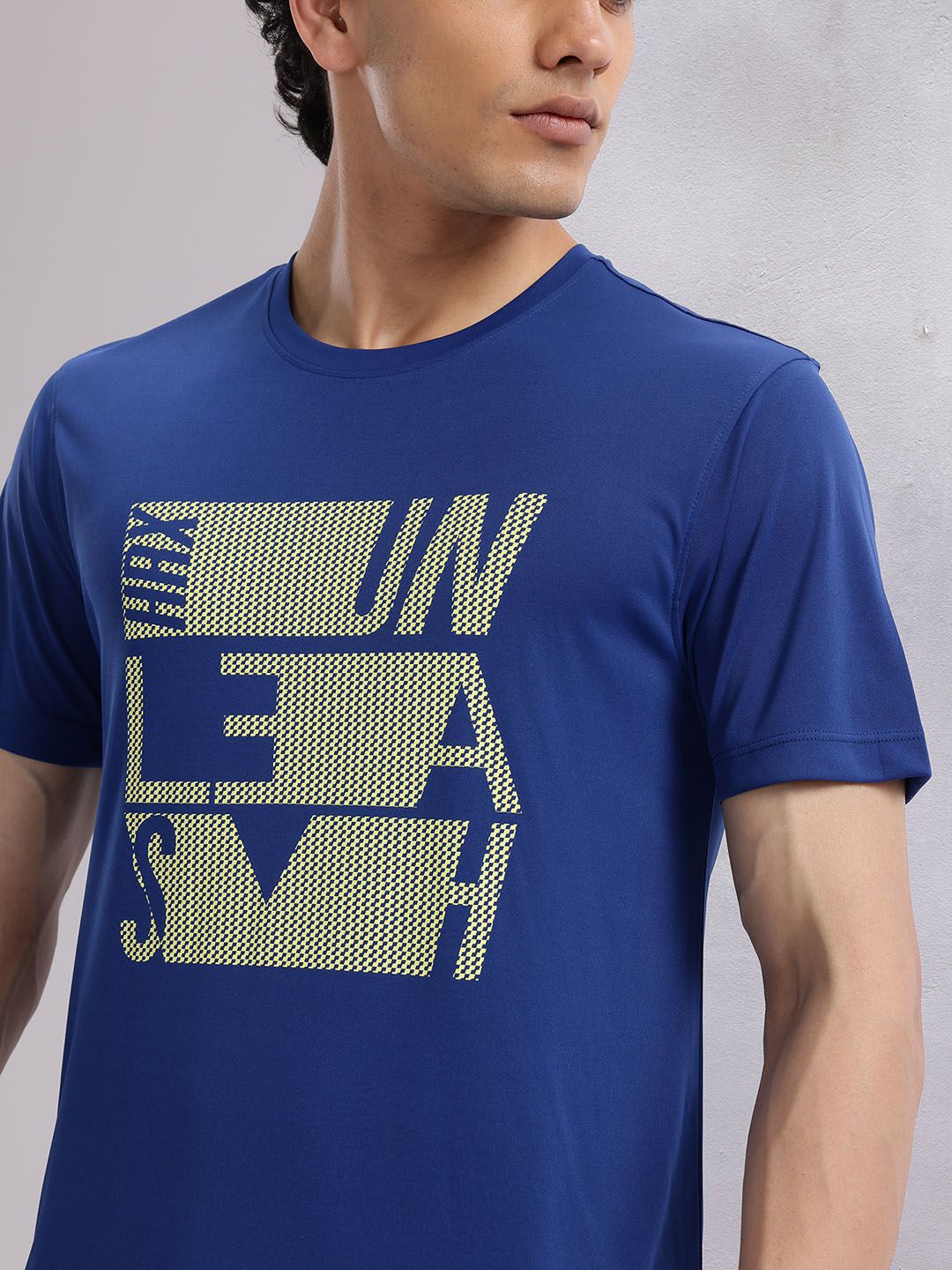 HRX by Hrithik Roshan Men Typography Printed Rapid-Dry Training T-shirt