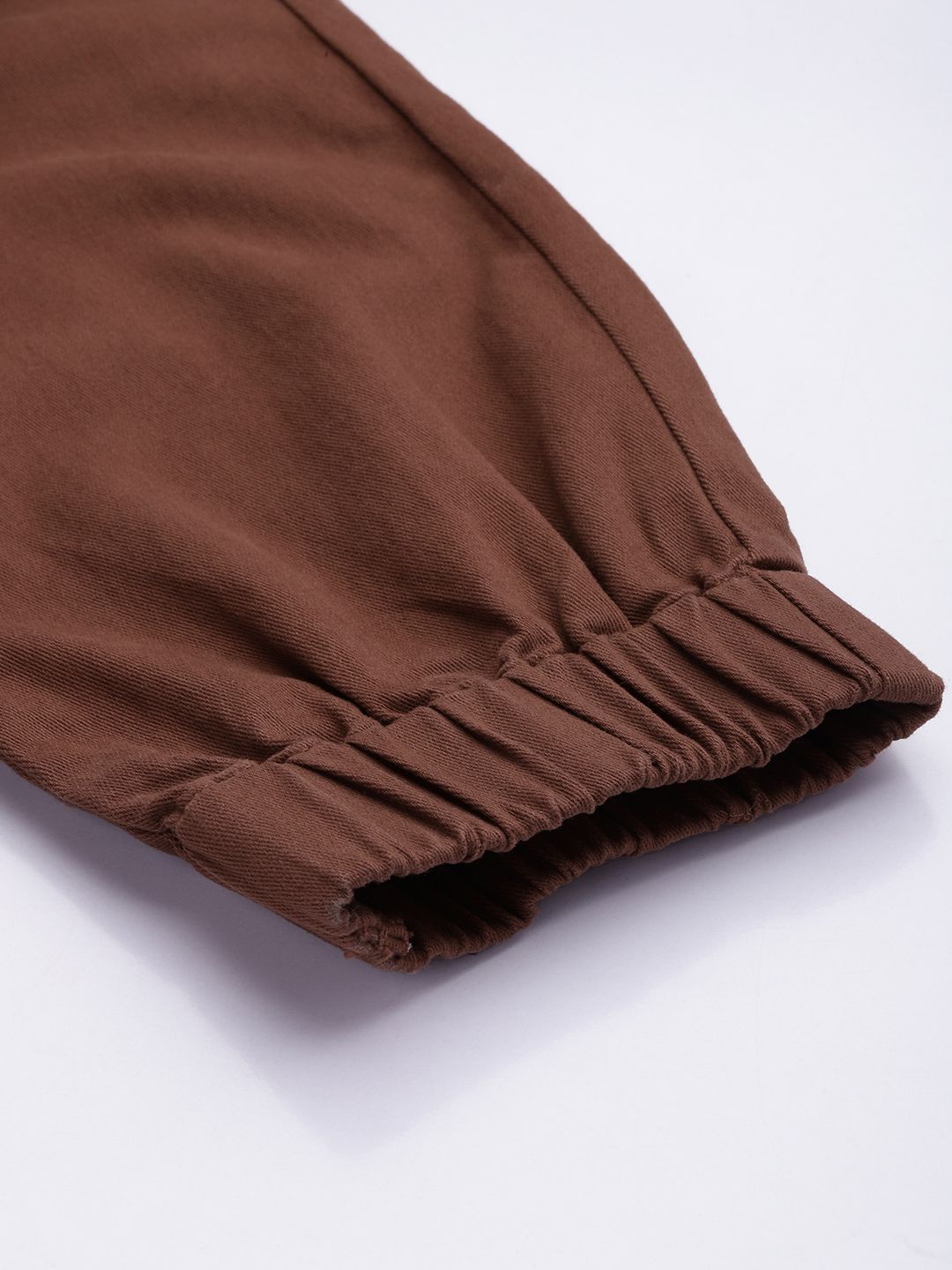 The Indian Garage Co Men Brown Slim Fit Cargos Trousers
