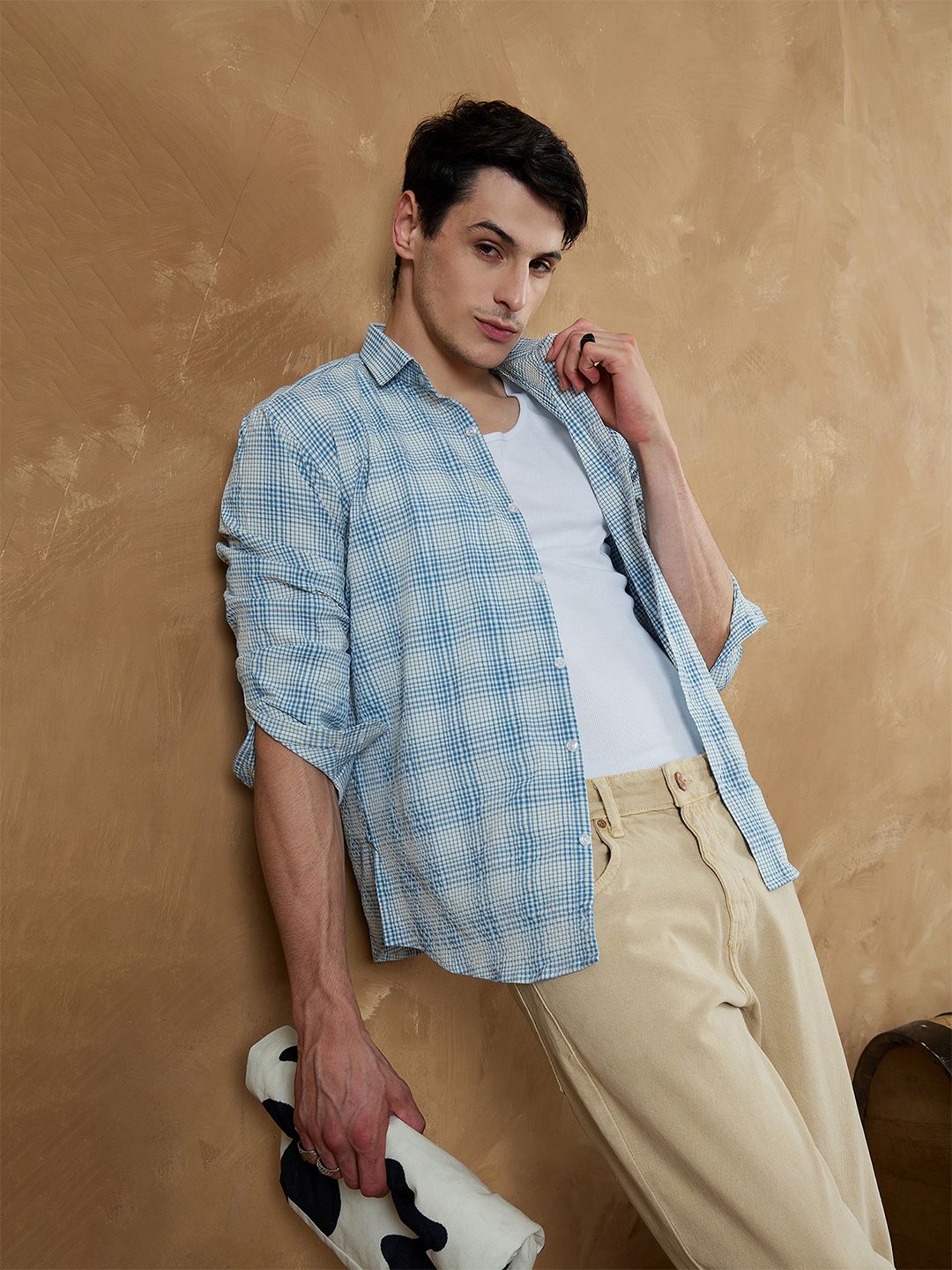 DENNISON Oversized Checks Shirt