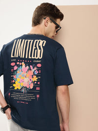 Difference of Opinion Men Graphic Printed Oversized T-shirt