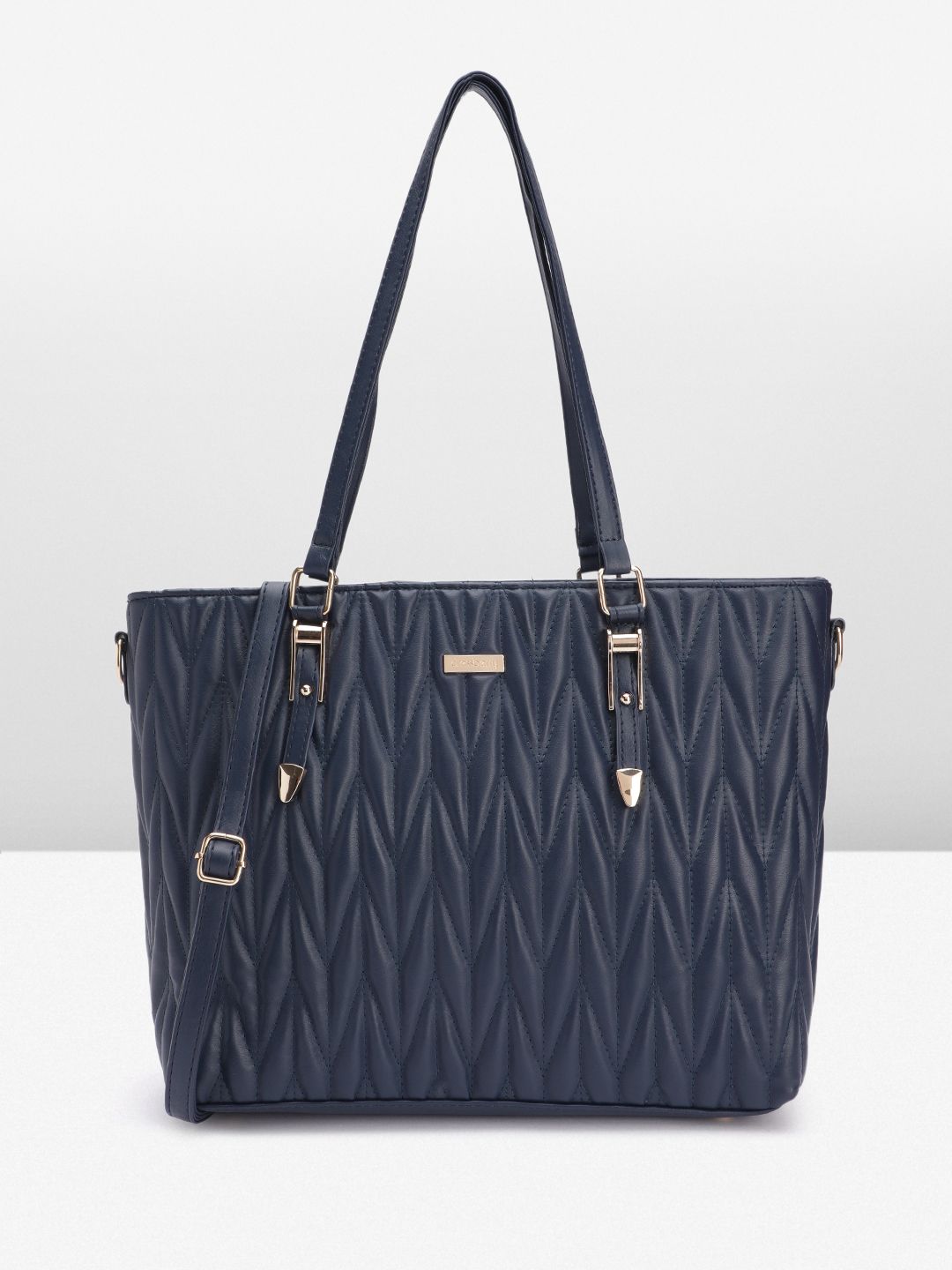 DressBerry Structured Quilted Shoulder Bag