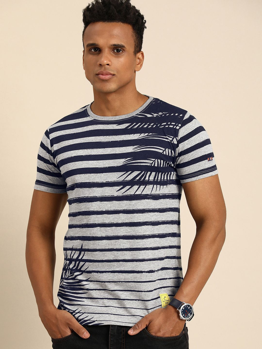 Being Human Striped T-shirt