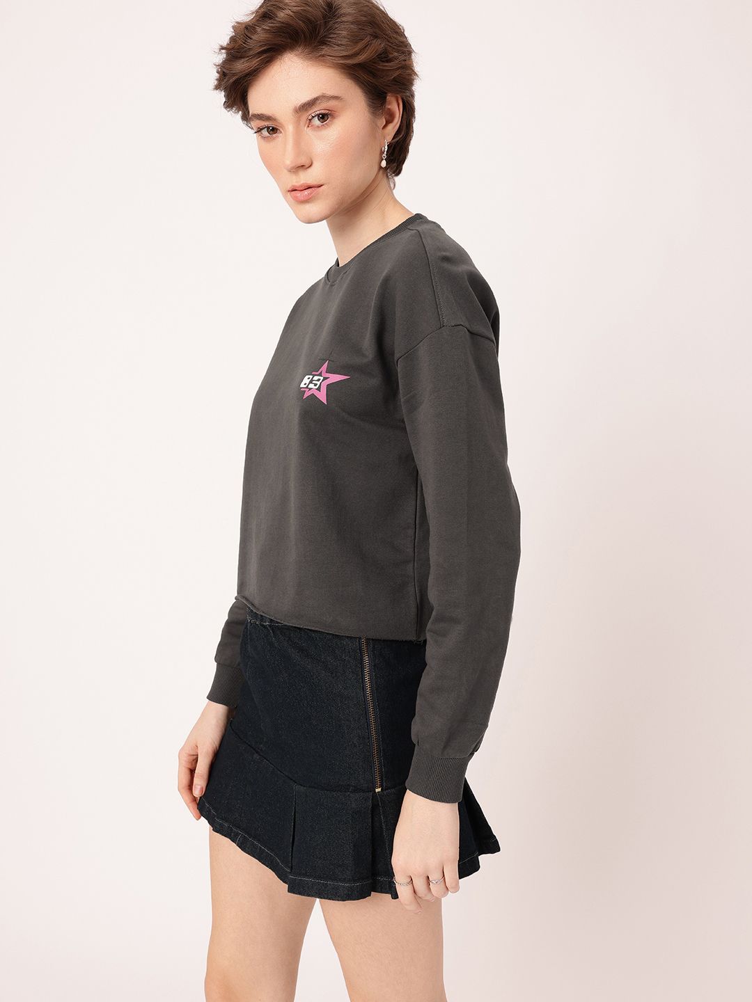 DressBerry Street Chic Cotton Terry Relaxed Fit Sweatshirt