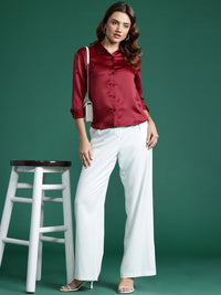 DressBerry Casual Satin Shirt