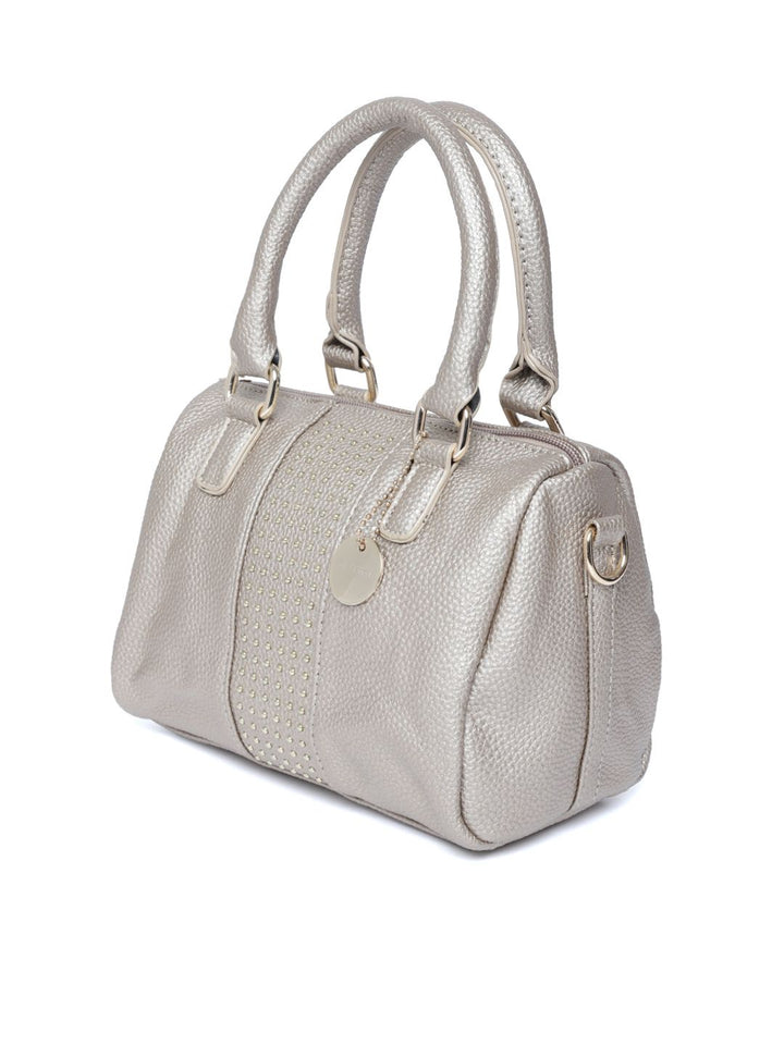 Lino Perros Gold-Toned Solid Handheld Bag