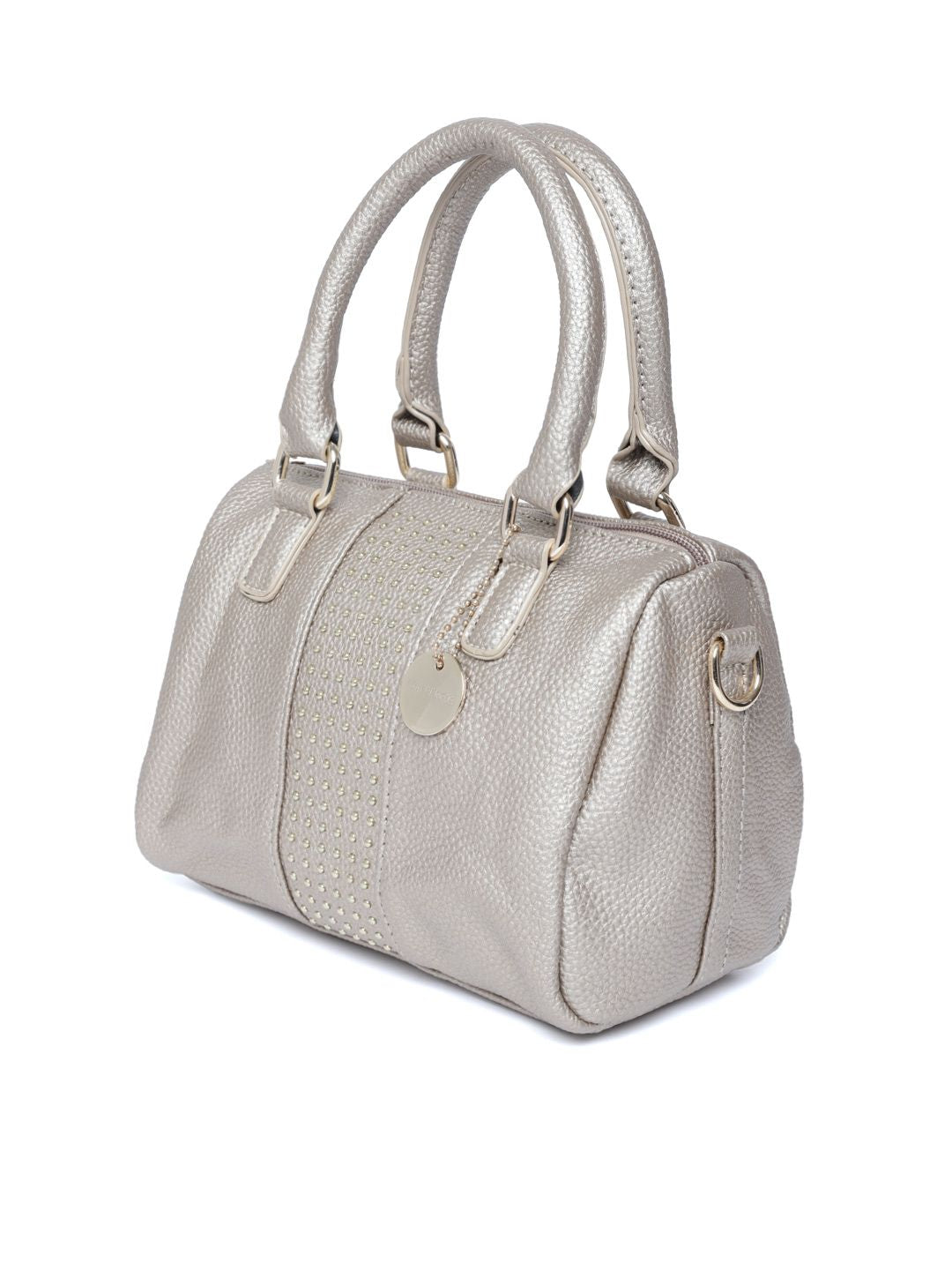 Lino Perros Gold-Toned Solid Handheld Bag