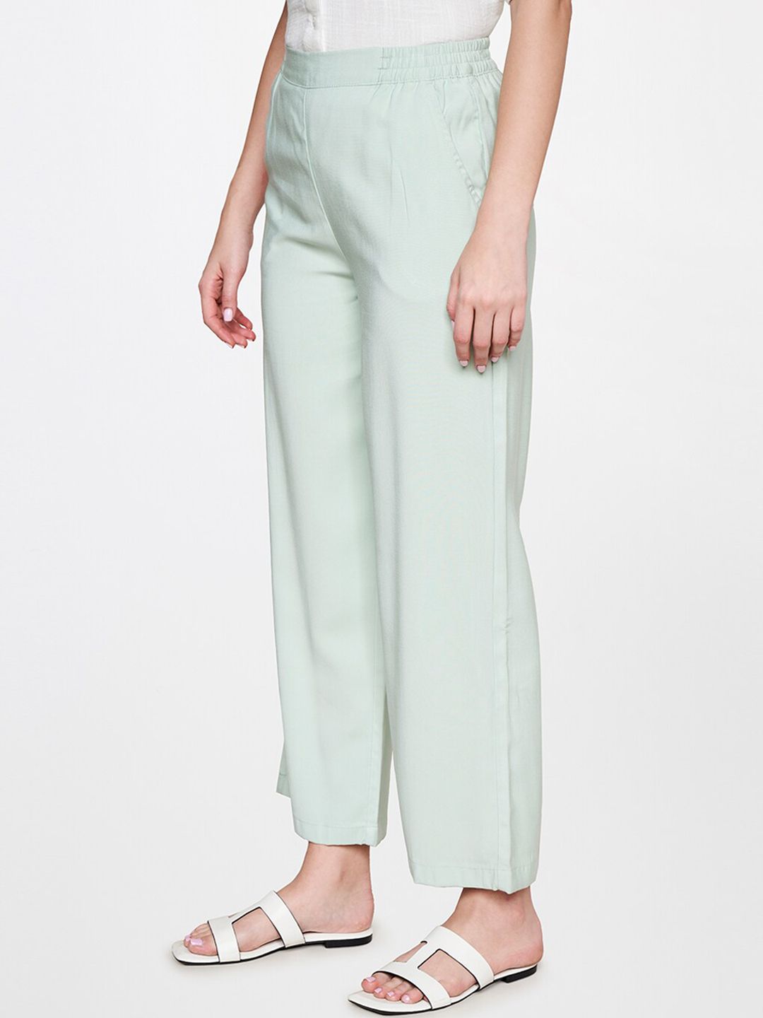 AND Women Mid-Rise Trousers