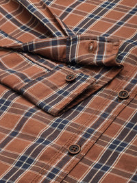 The Indian Garage Co Men Tartan Checks Casual Shirt