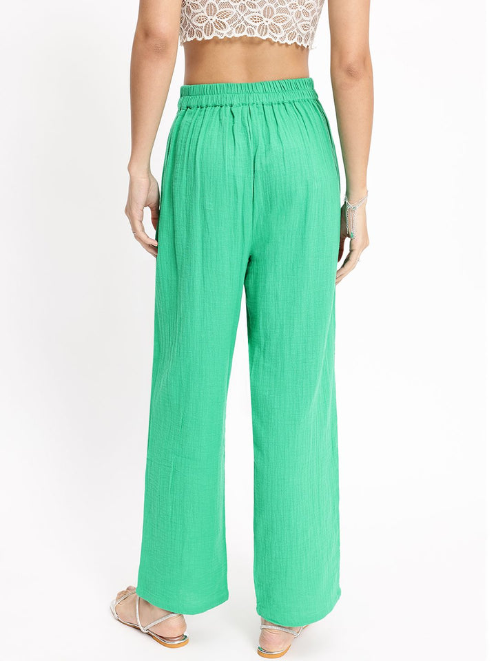 DressBerry Women Comfy Chic Parallel Trousers