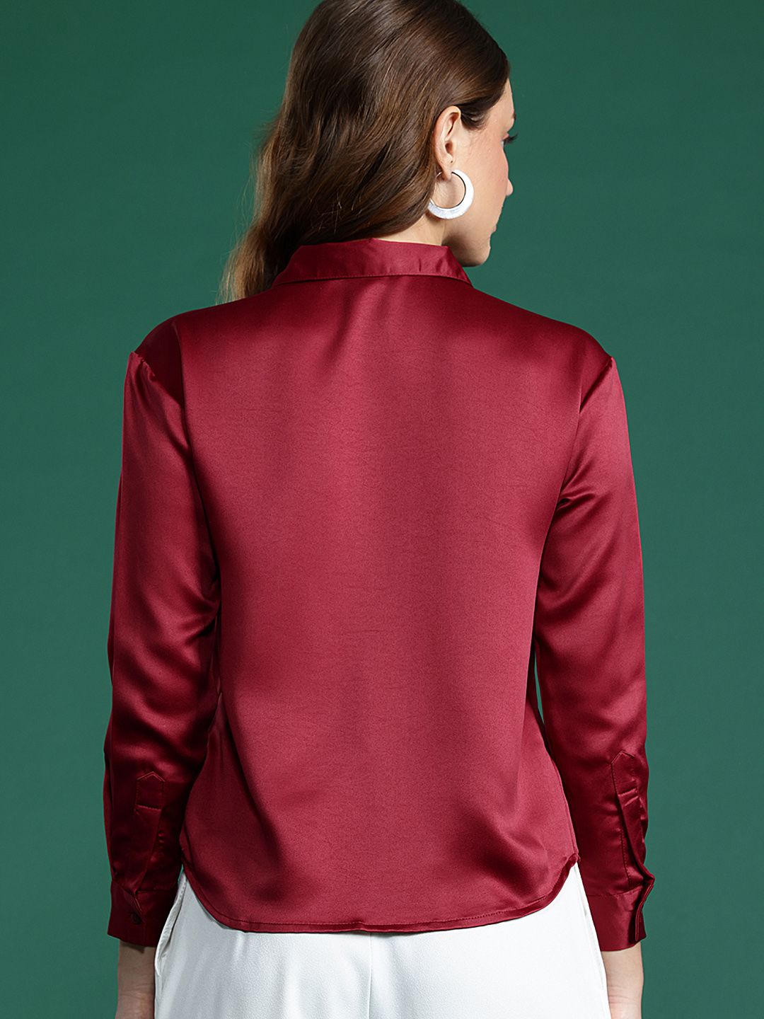 DressBerry Casual Satin Shirt