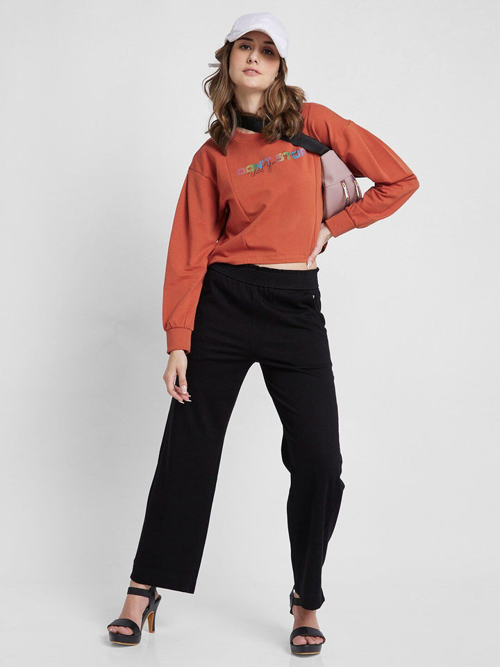 SPYKAR Typography Printed Sweatshirt