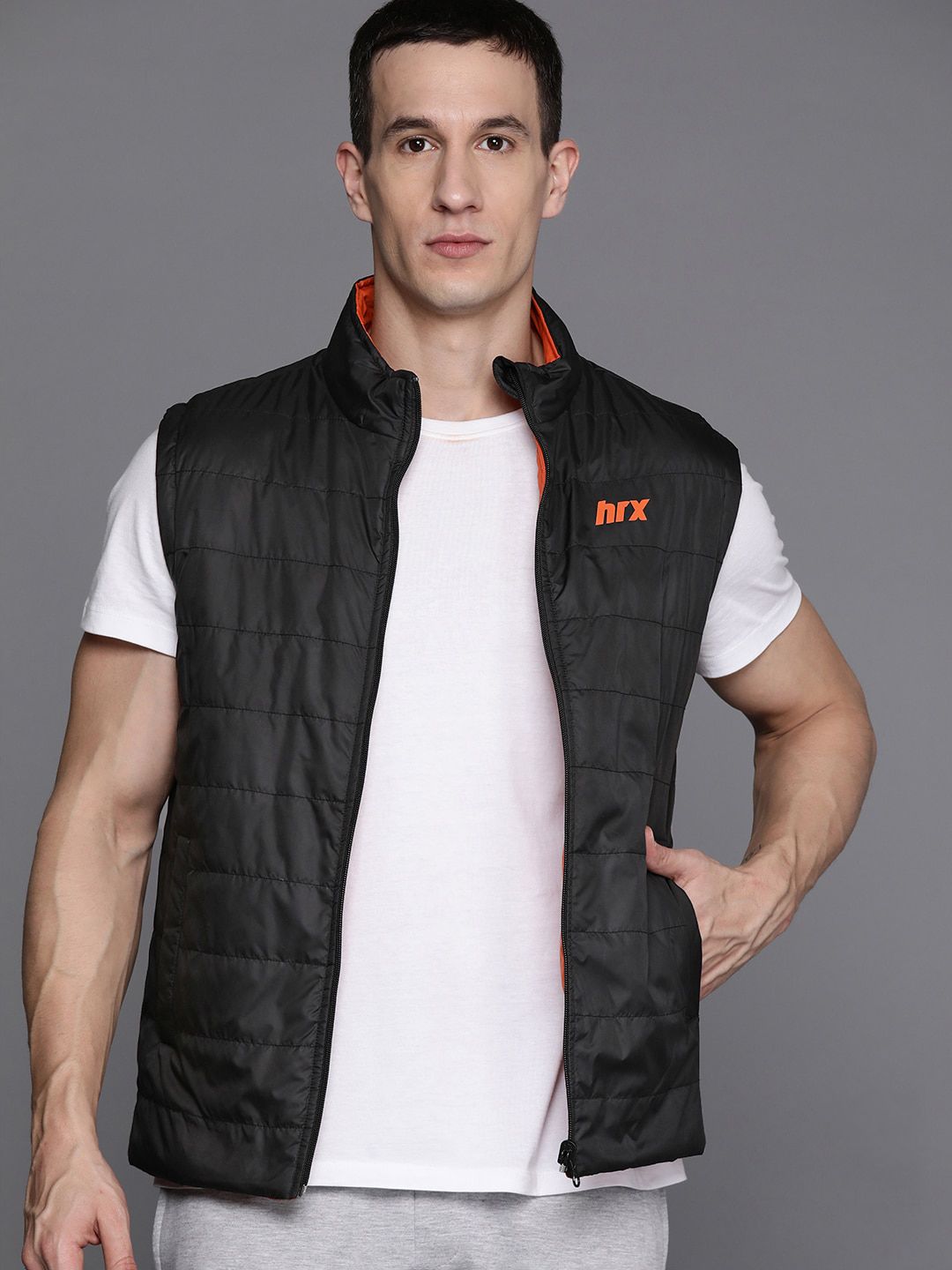 HRX oleh Hrithik Roshan Jaket Luaran Berbalik Rapid-kering