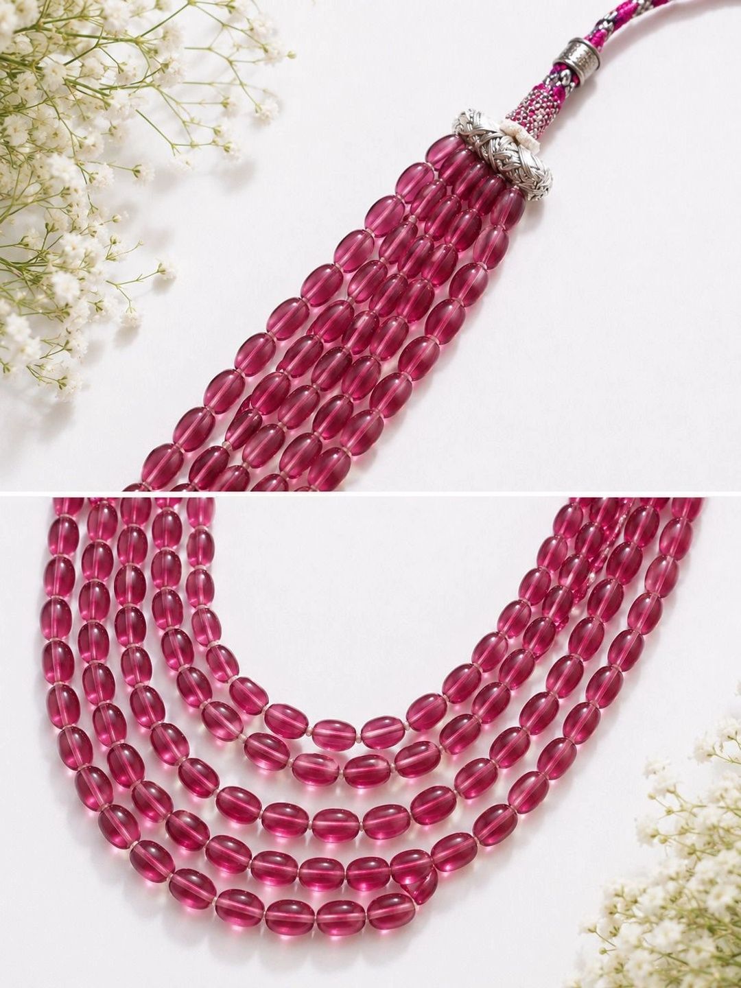 PANASH Women Rose Gold-Plated Layered Necklace