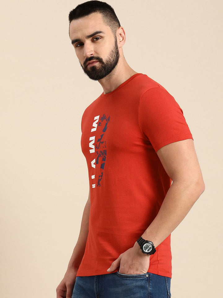Being Human Graphic Printed Pure Cotton T-shirt