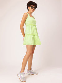 DressBerry Ruffled Radiance A-Line Mini Dress
