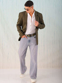 The Indian Garage Co. X Luxe Comfort Fit Single-Breasted Blazer
