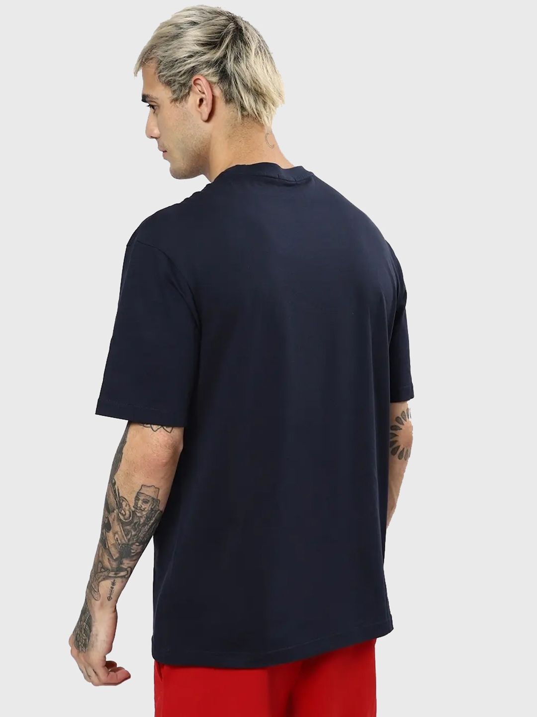 Bewakoof Men Graphic Printed Oversized T-shirt