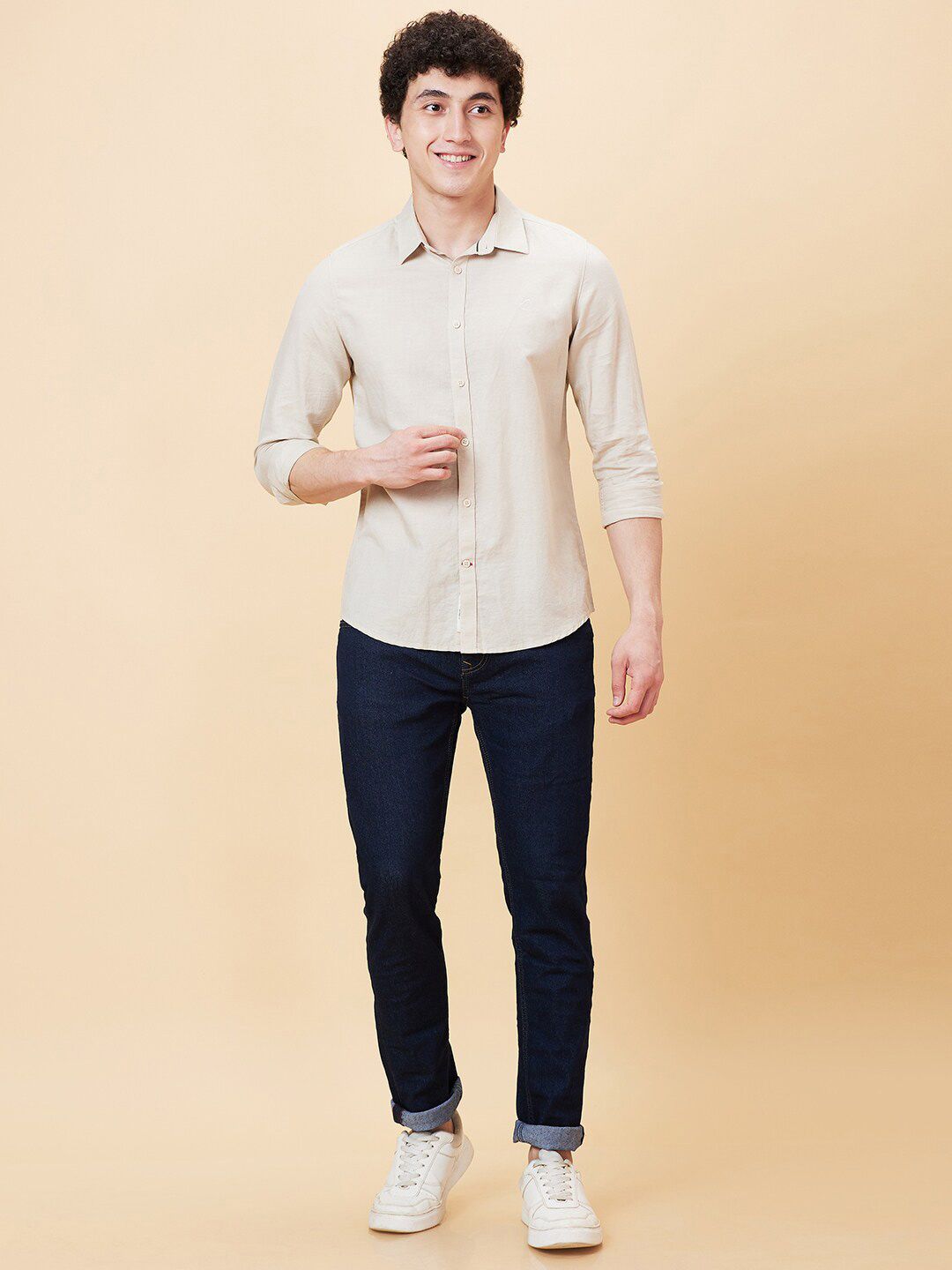 Being Human Slim Fit Long Sleeves Casual Shirt