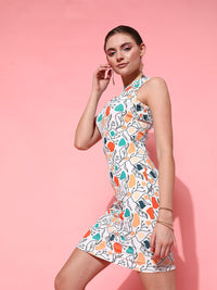 STREET 9 Women Blue Floral Dress