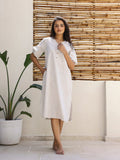 Sanskrutihomes kapas midi nightdress