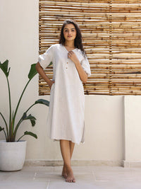 Sanskrutihomes kapas midi nightdress