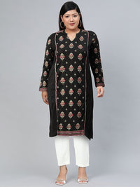 W Women Ethnic Motifs Printed Acrylic Kurta
