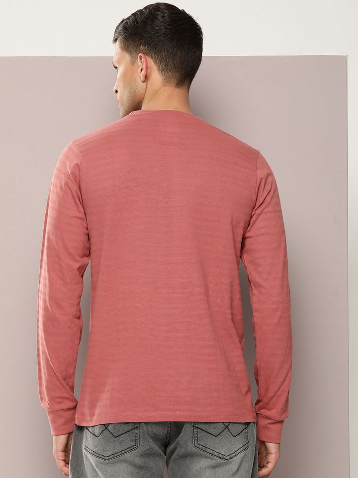 DILLINGER Men Striped Pure Cotton Pockets T-shirt