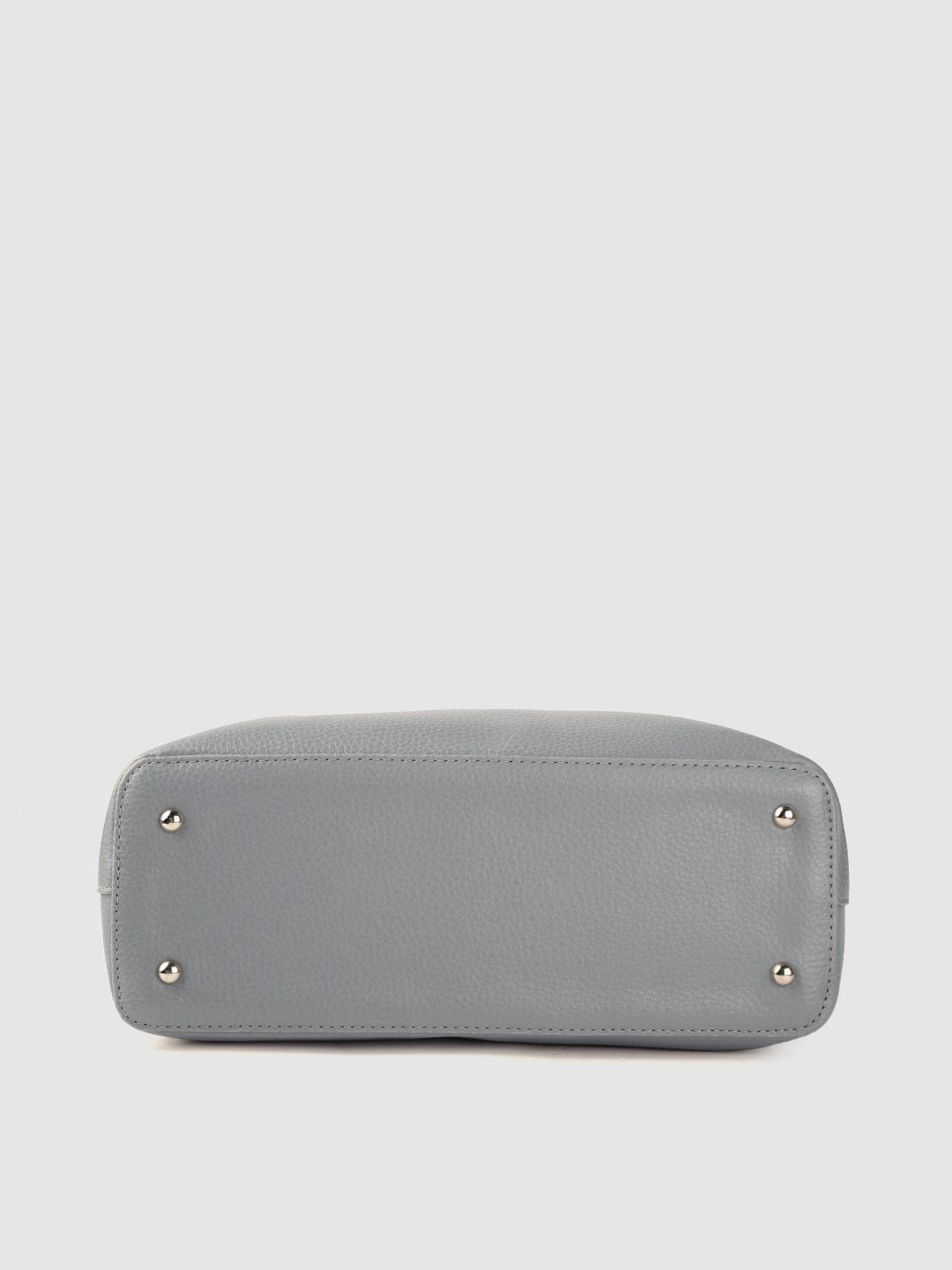 Lino Perros Blue PU Structured Handheld Bag