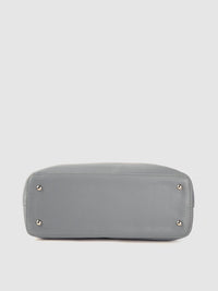 Lino Perros Blue PU Structured Handheld Bag