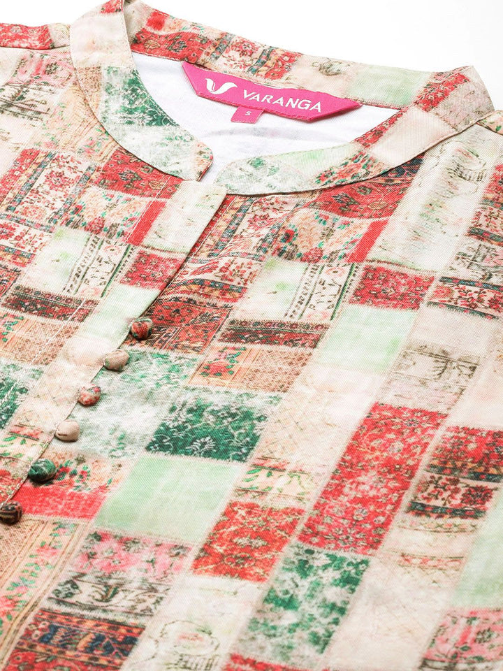 Varanga Printed Regular Kurta with Dhoti Pants