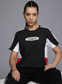 HRX by Hrithik Roshan Women Typography Printed Printed Lifestyle T-shirt