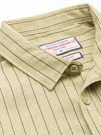 The Indian Garage Co Slim Fit Striped Casual Shirt
