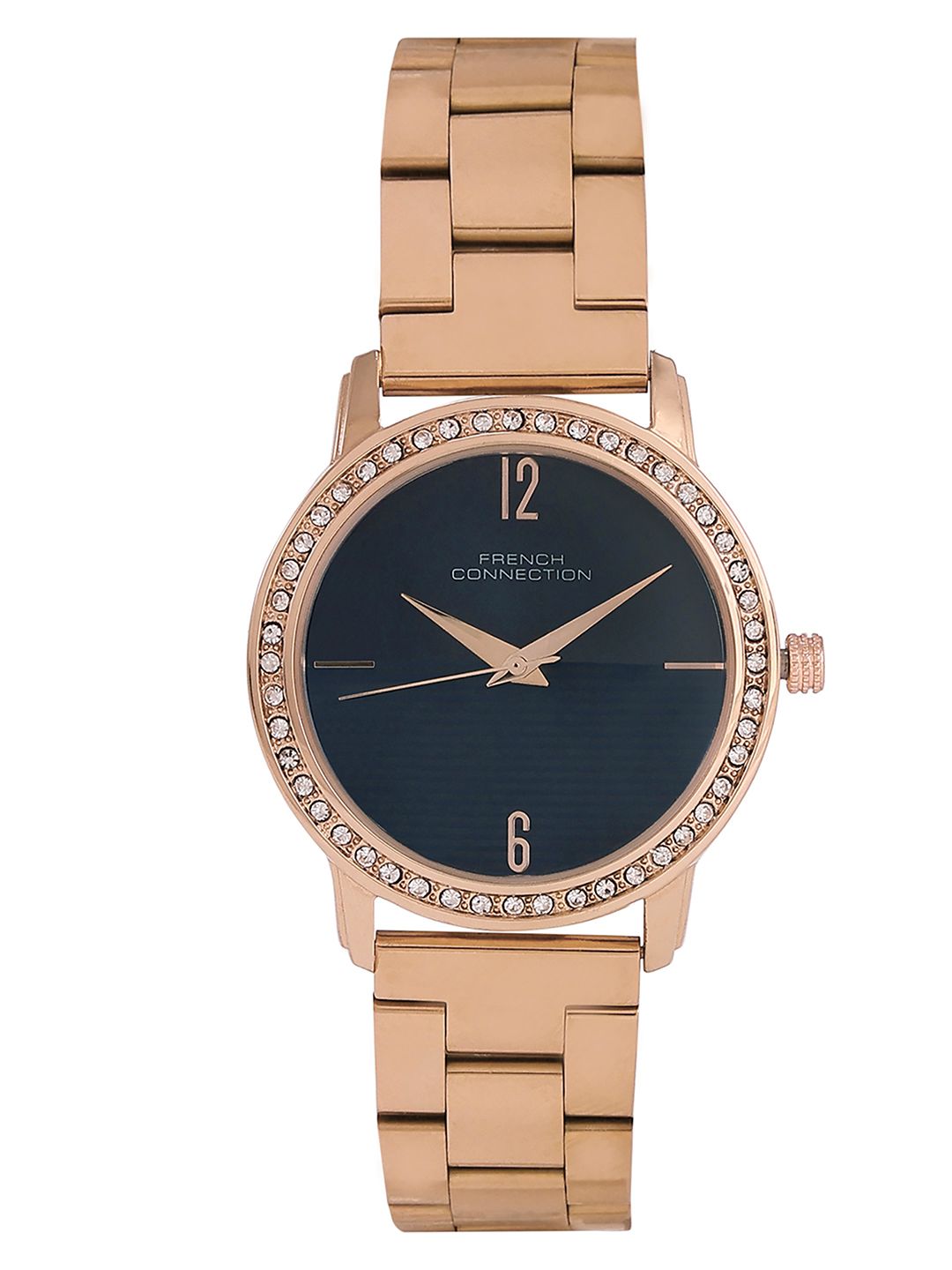 French Connection Women Stainless Steel Bracelet Style Straps Analogue Watch FCN054B