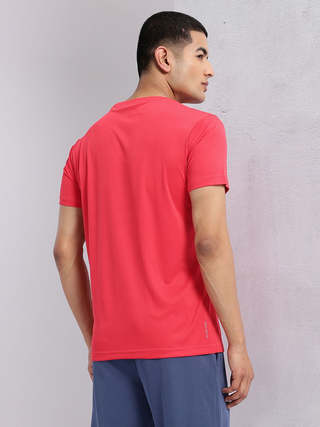 HRX by Hrithik Roshan Brand Logo Printed Rapid-Dry Training T-shirt