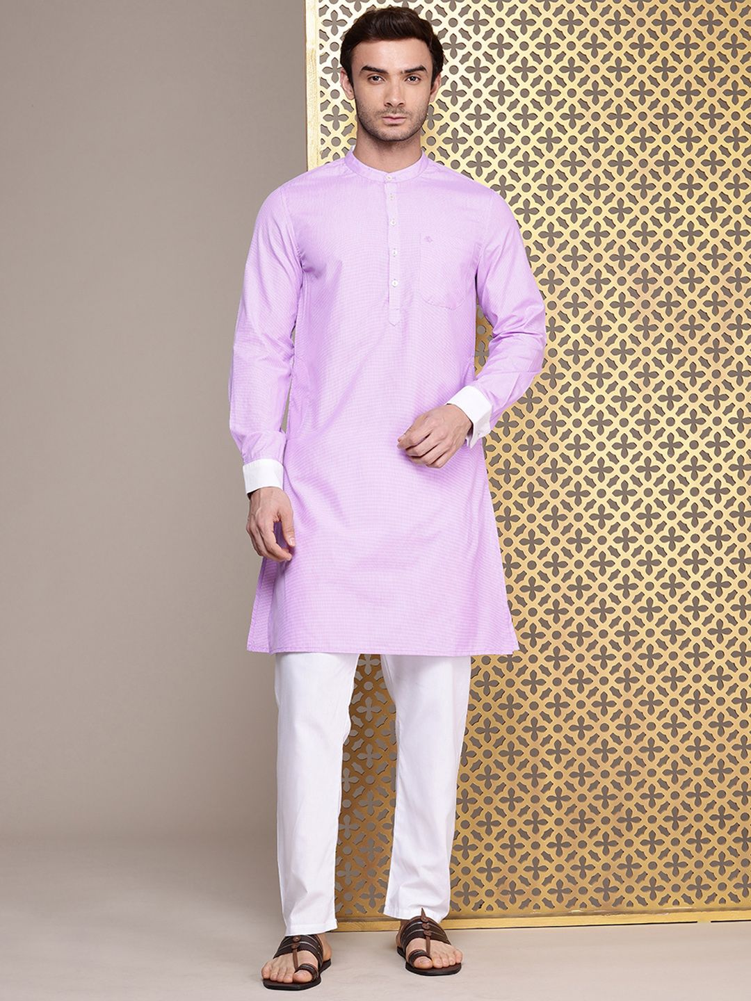House of Pataudi Pure Cotton Jashn Kurta