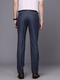 Raymond Men Checked Slim Fit Formal Trousers