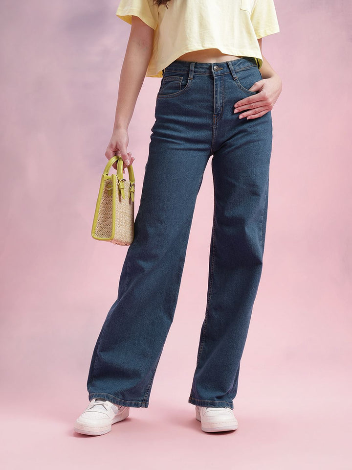 DressBerry Women Wide Leg Jeans