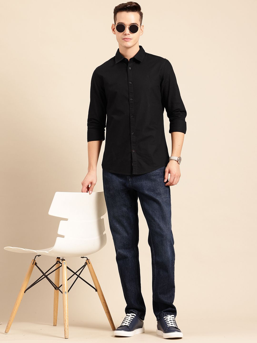Being Human Pure Cotton Classic Slim Fit Casual Shirt