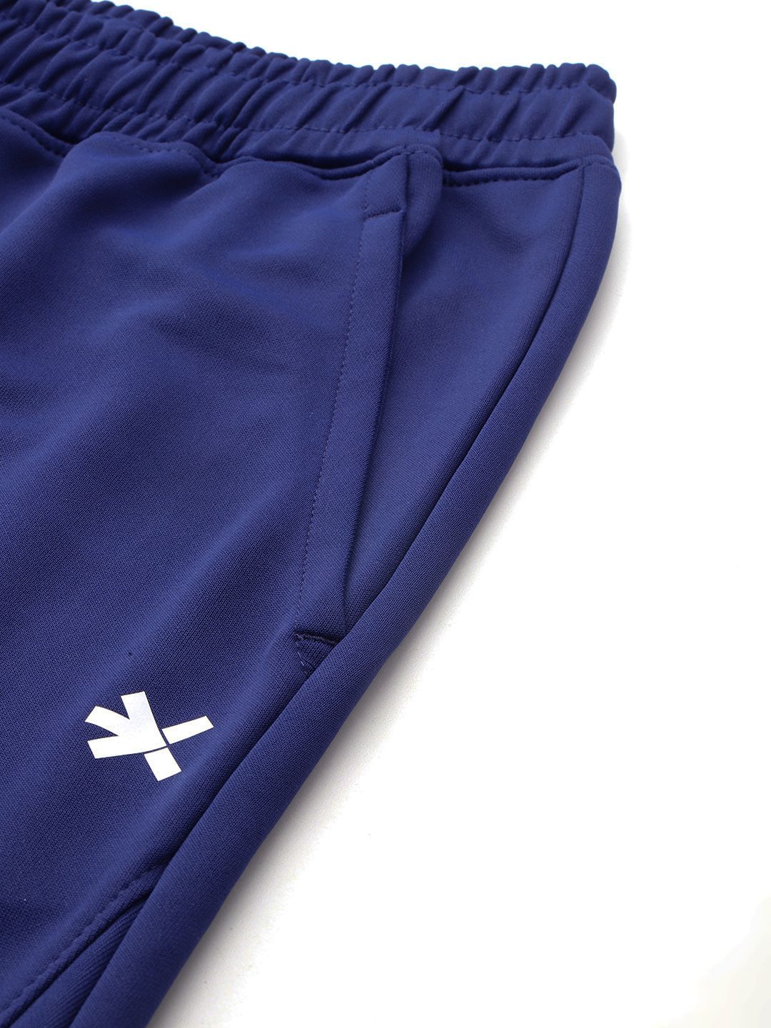 HRX by Hrithik Roshan Chevron Printed Rapid-Dry Running Zip-Up Tracksuit