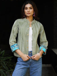Jaket Quilted Bunga Wanita House of Chikankari