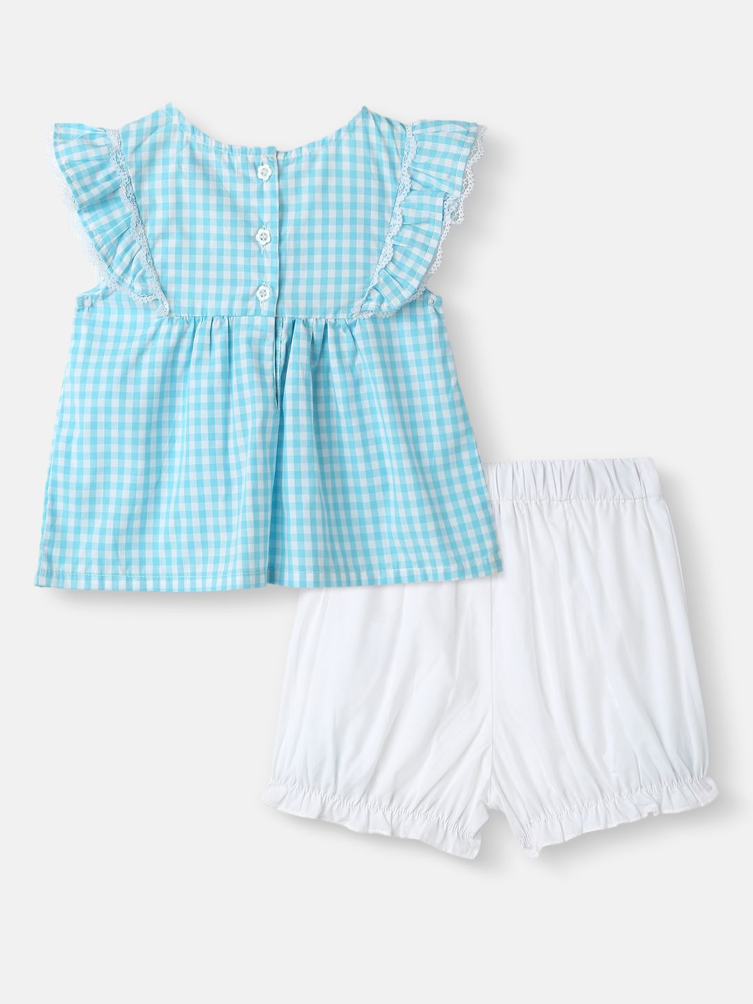 Nauti Nati Girls Checked Top with Shorts