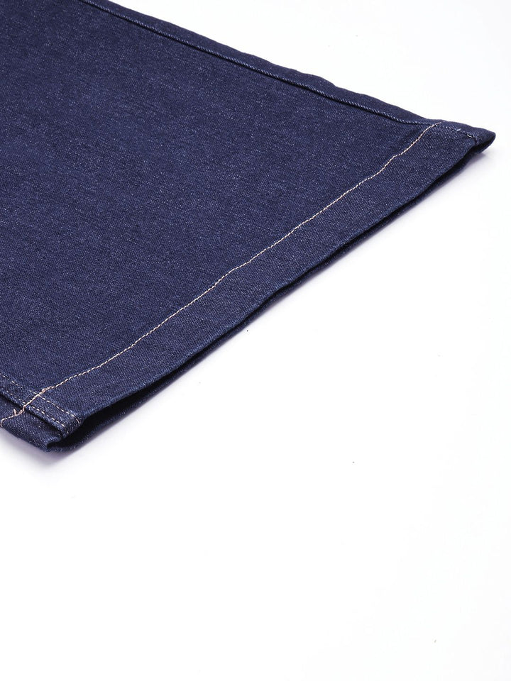 all about you Women Wide Leg High-Rise Pleated Stretchable Jeans