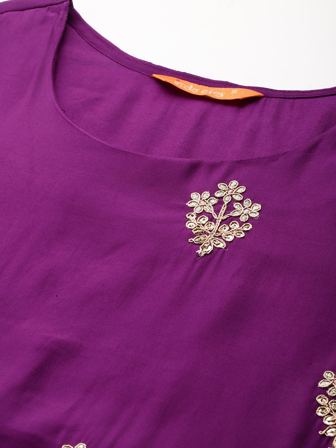 Indo Era Ethnic Motifs Embroidered Kurta With Trousers & Dupatta