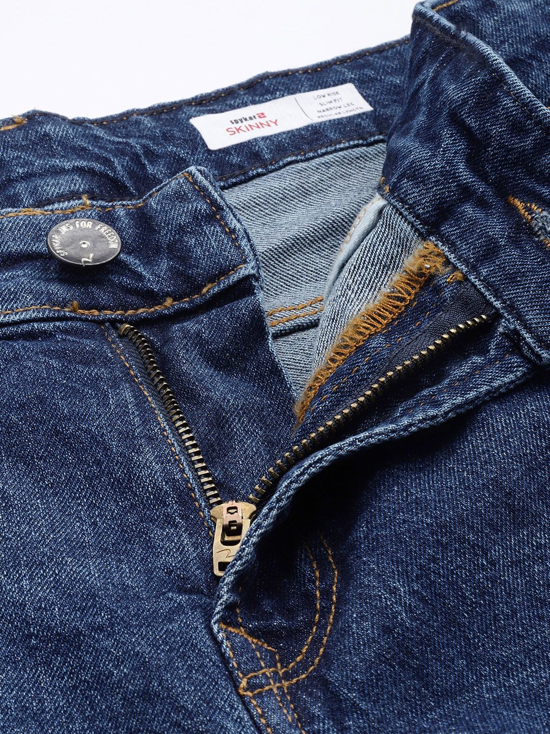 SPYKAR Men Skinny Fit Low-Rise Light Fade Stretchable Jeans