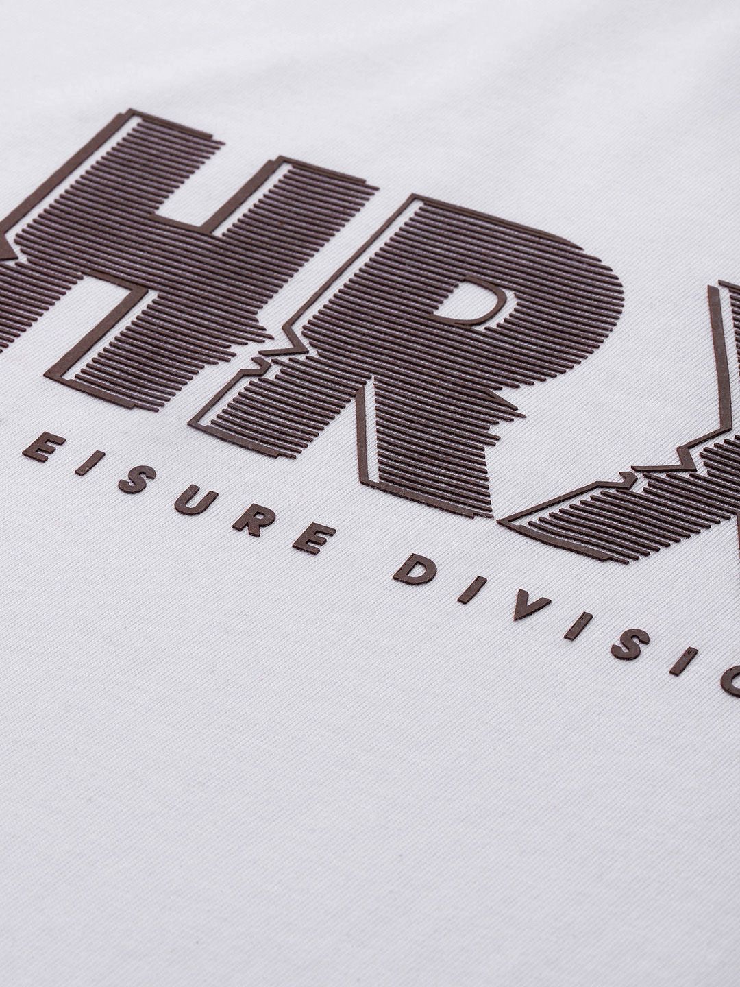 HRX by Hrithik Roshan Colourblocked & Brand Logo Print Lifestyle T-shirt