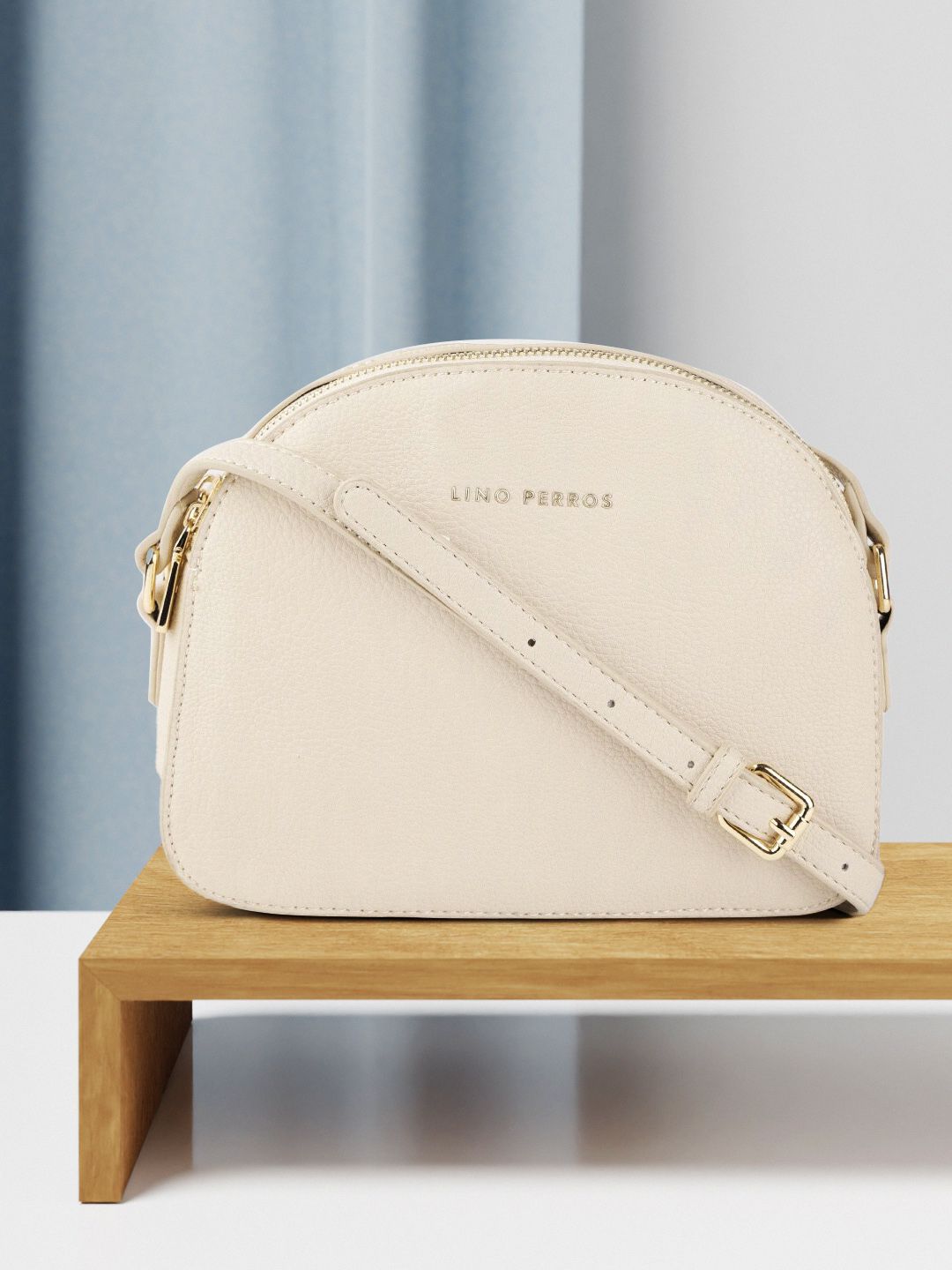 Lino Perros Off-White Solid Sling Bag