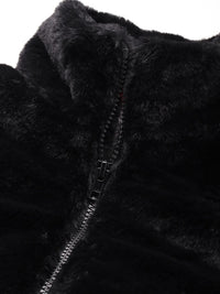 all about you Faux-Fur Detail Padded Jacket