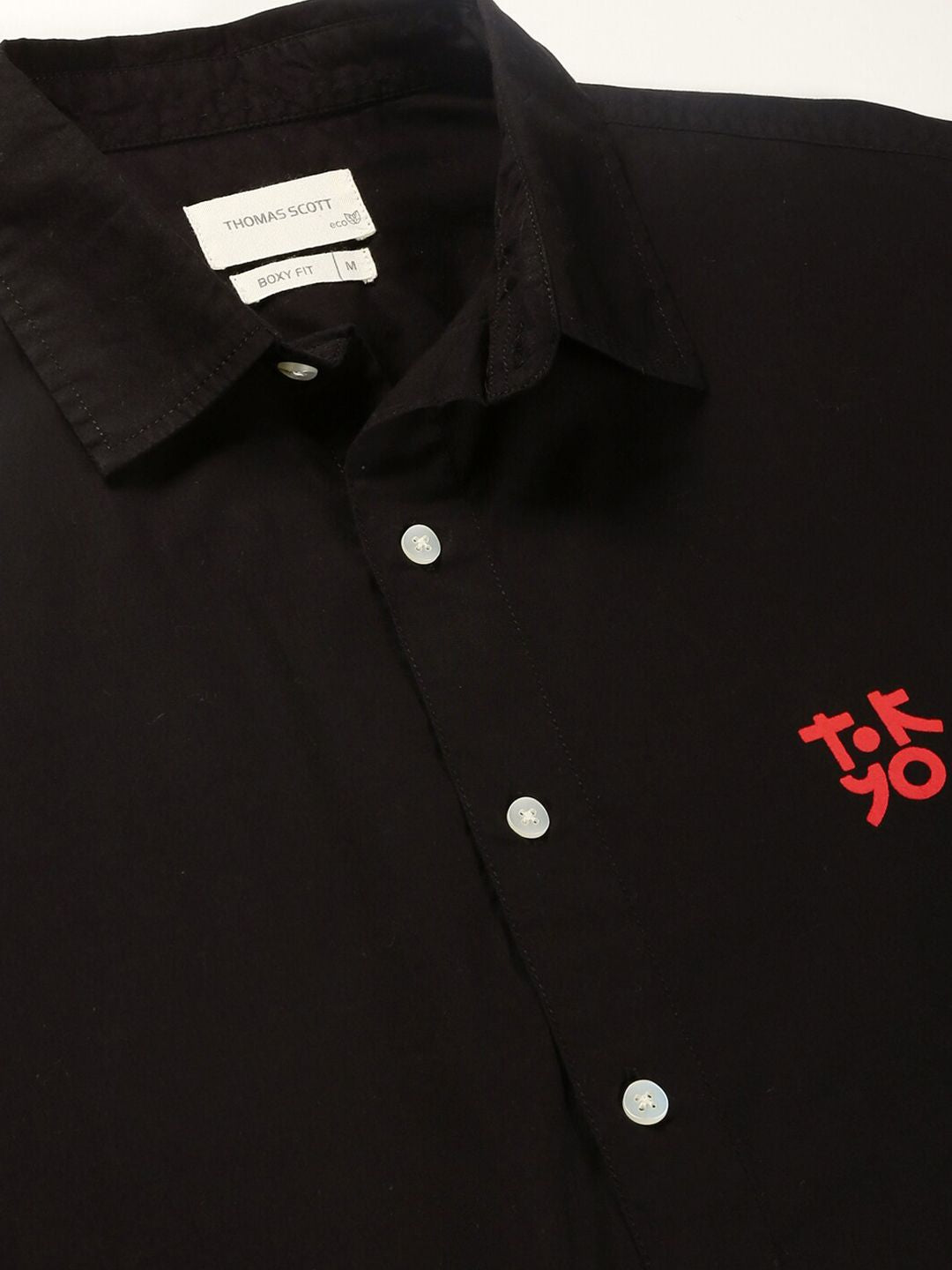 Thomas Scott Classic Boxy Short Sleeves Pure Cotton Casual Shirt